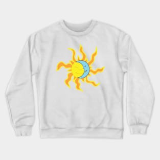 Dreamy Sun and Moon Crewneck Sweatshirt